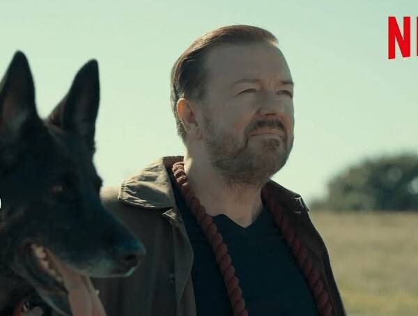 After Life Season 2 Dog Bloopers Netflix Ricky Gervais